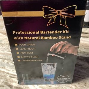 30 piece stainless steel bartender kit - new in box
